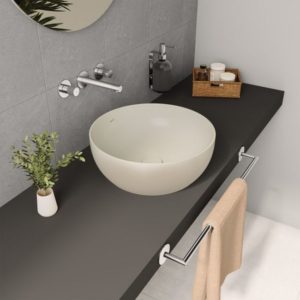 Раковина накладная чаша 41 см Outline Recycled 7992B066-0016 цвет матовый тауп-фото2