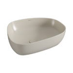 Раковина накладная чаша 57 см Outline Recycled 7991B066-0016 цвет матовый тауп-фото1