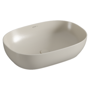Раковина накладная чаша 60 см Outline Recycled 7995B066-0016 цвет матовый тауп-фото1