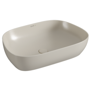 Раковина накладная чаша 63 см Outline Recycled 7993B066-0016 цвет матовый тауп-фото1