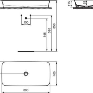 Раковина накладная Ideal Standard IPALYSS E1391X8-фото4