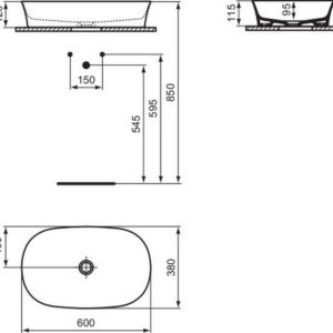 Раковина накладная Ideal Standard IPALYSS E1396X9-фото4