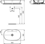 Раковина накладная Ideal Standard IPALYSS E139701-фото4