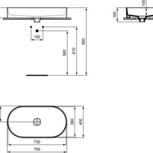 Раковина накладная Ideal Standard STRADA II T298001-фото4