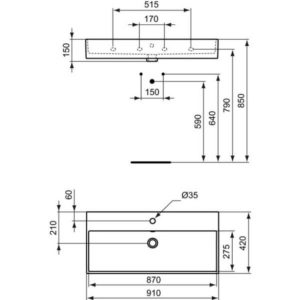 Раковина накладная Ideal Standard STRADA K078601-фото4