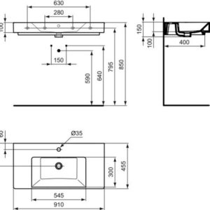 Раковина накладная Ideal Standard STRADA K078901-фото4