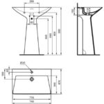 Раковина напольная Ideal Standard TIPO-Z T442501-фото4