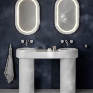 Раковина отдельностоящая 40 см Liquid 7318B403-0016 цвет белый-фото2