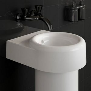 Раковина подвесная 40 см Liquid 7317B403-0001 цвет белый-фото2