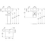 Раковина подвесная (40х36) Ideal Standard CONNECT E8033MA-фото4
