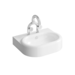 Раковина подвесная 60 см Liquid 7316B403-1740 цвет белый-фото1