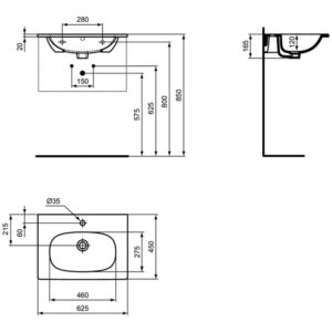 5х45) Ideal Standard TESI T3510V1-фото4