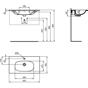 5х45) Ideal Standard TESI T3509V3-фото6