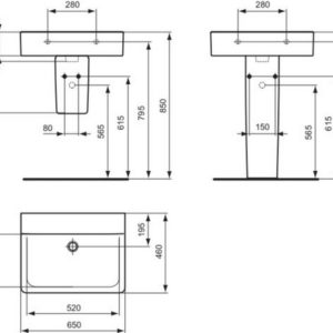 Раковина подвесная Ideal Standard Connect E8105MA-фото4