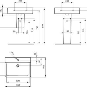 Раковина подвесная Ideal Standard Connect E8108MA-фото4