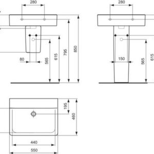 Раковина подвесная Ideal Standard Connect E810901-фото4