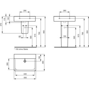 Раковина подвесная Ideal Standard Connect E811201-фото4