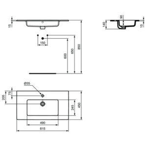 5х45) Ideal Standard TEMPO E066901-фото4