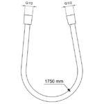 Шланг для душа 1700 мм Ideal Standard IDEALRAIN BE175GN-фото2