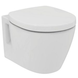 Сидение и крышка для унитаза Ideal Standard CONNECT SPACE E129101 микролифт-фото2
