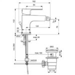 Смеситель для биде Ideal Standard CERAFINE MODEL D BC492AA-фото2