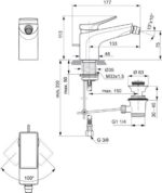 Смеситель для биде Ideal Standard CONCA BC760A2-фото2