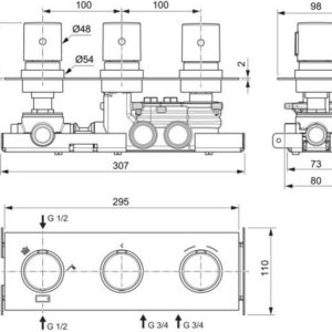 Смеситель для душа Ideal Standard CERATHERM A7664XG-фото2
