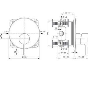 Смеситель для душа Ideal Standard JOY A7382AA-фото2