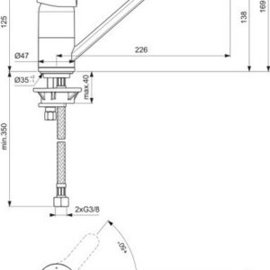 Смеситель для кухни Ideal Standard CERAFLEX BD608AA-фото2
