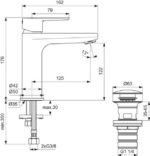 Смеситель для раковины Ideal Standard CERAFINE O BD131RO-фото2