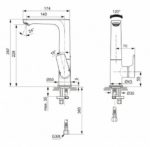 Смеситель для раковины Ideal Standard CONNECT AIR A7023AA-фото2