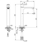 Смеситель для раковины Ideal Standard CONNECT AIR Vessel A7027A5-фото2