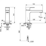 Смеситель для раковины Ideal Standard EDGE A7103AA-фото2