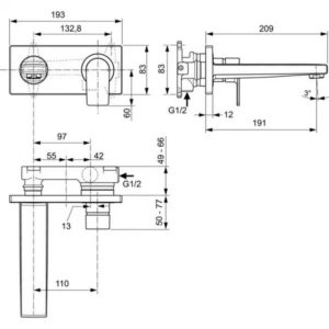 Смеситель для раковины Ideal Standard EDGE A7116AA-фото2