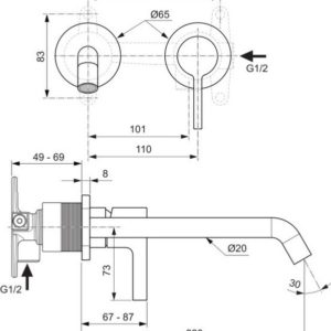 Смеситель для раковины Ideal Standard JOY A7379A2-фото2