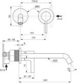 Смеситель для раковины Ideal Standard JOY A7379AA-фото2