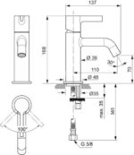 Смеситель для раковины Ideal Standard JOY BC776A5-фото2