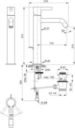 Смеситель для раковины Ideal Standard JOY BC781A5-фото2
