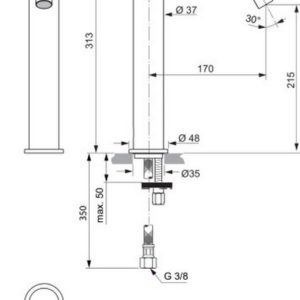 Смеситель для раковины Ideal Standard JOY BC854A5-фото2