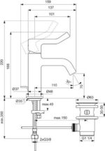 Смеситель для раковины Ideal Standard JOY BD467A2-фото2