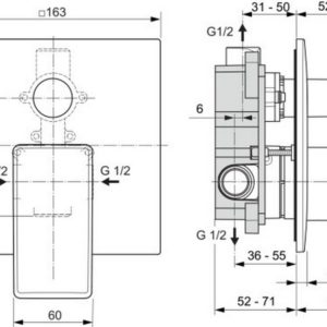 Смеситель для ванны Ideal Standard CONCA A7377GN-фото2