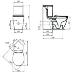Угловой бачок для унитаза Ideal Standard CONNECT SPACE E120201-фото4