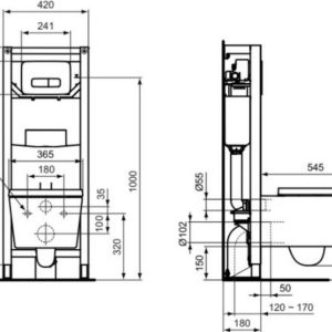 Унитаз подвесной Ideal Standard Blend Cube AquaBlade T3686V2-фото2