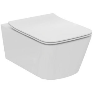 Унитаз подвесной Ideal Standard Blend Cube AquaBlade T535001 микролифт-фото1