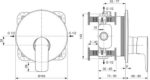 Встраиваемый смеситель для душа Ideal Standard CONNECT AIR A7034GN-фото2