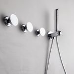 Душевой гарнитур Liquid A42796 цвет хром-фото2
