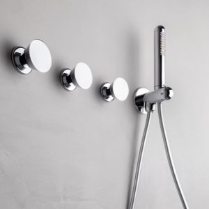 Душевой гарнитур Liquid A42796 цвет хром-фото2