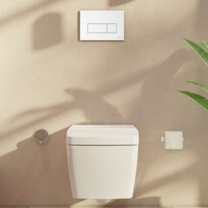 Клавиша смыва Root Square 740-2300 цвет глянцевый белый-фото2