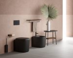 Приставной унитаз Plural 7815B483-0075 безободковый матовый черный-фото2