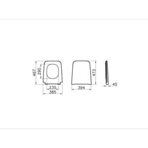 Сиденье для унитаза Equal 119-076R009 с микролифтом матовый каменный серый-фото2
